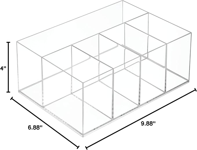 iDesign 5-Section Divided Vanity Organizer - Image 6