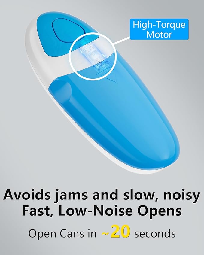 Electric Can Opener for Seniors Arthritis: Battery Operated, Hands free - Image 7