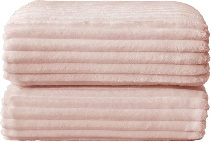 BEDELITE Fleece Blanket Twin Size – 3D Ribbed Jacquard Soft and Warm Decorative - Image 8
