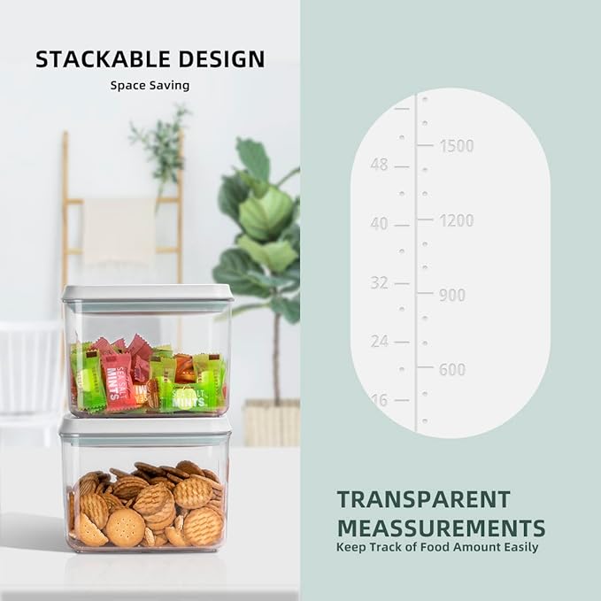 12 Pcs Pop Airtight Food Storage Containers - Image 3