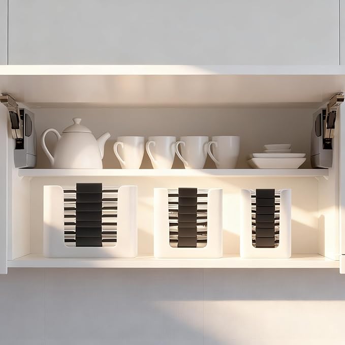 Food Container Lid Organizer for Rubbermaid Brilliances nap-on lids, Food - Image 5