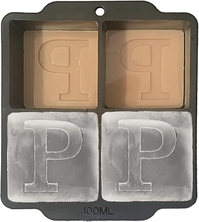 Monogrammed Ice Cubes Mold by ZX