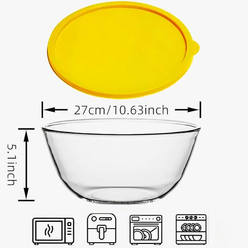 4.7QT Large Glass Mixing Bowl - Image 2