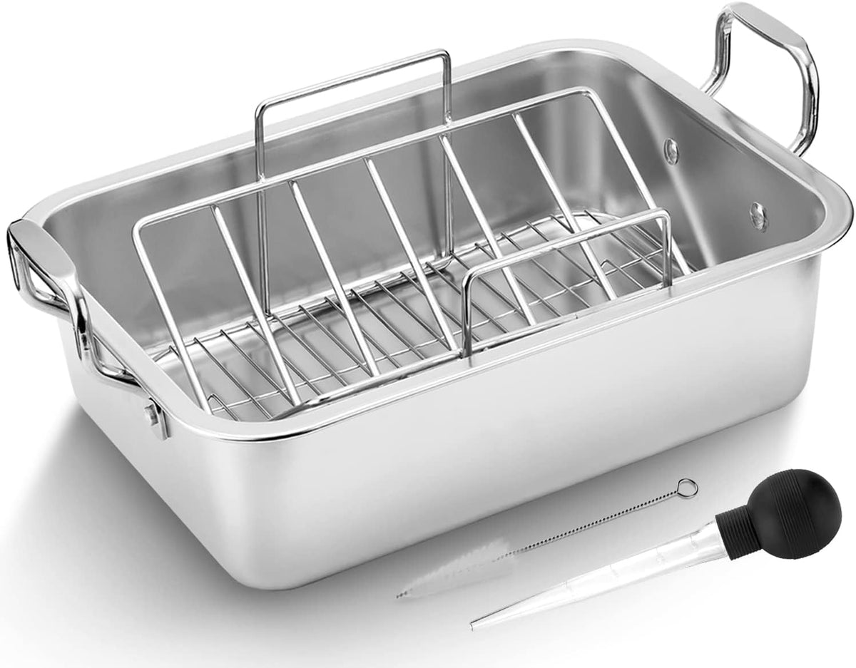 15 Inch Stainless Steel Roasting Pan