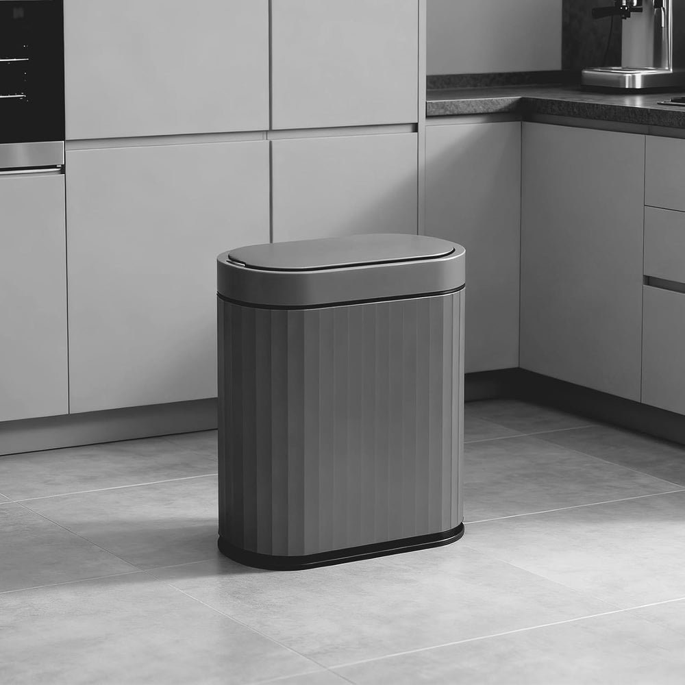 ELPHECO Bathroom Motion Sensor Trash can, 2 Gallon Automatic Garbage Can