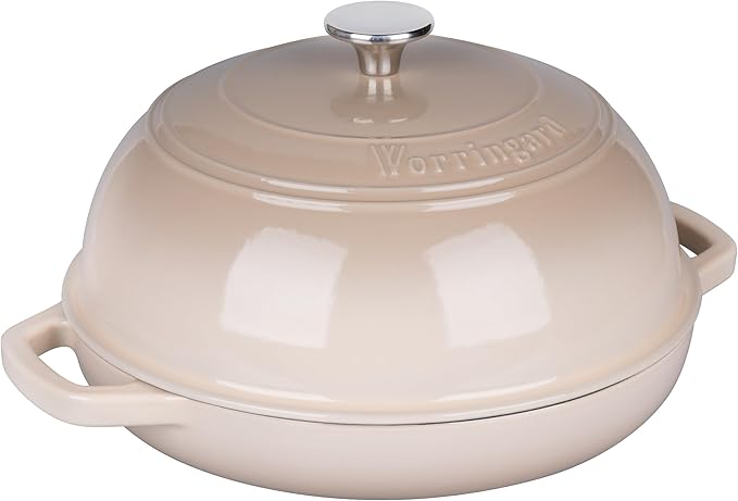 VORRINGARD Enameled Cast Iron Dutch Oven Pot