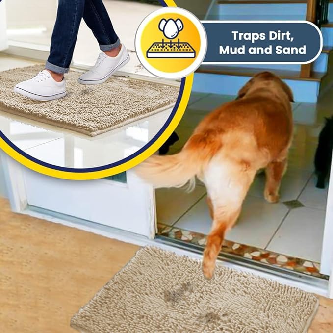 Muddy Mat® | Super Absorbent Door Mat Indoor, Microfiber Quick Dry Chenille - Image 3