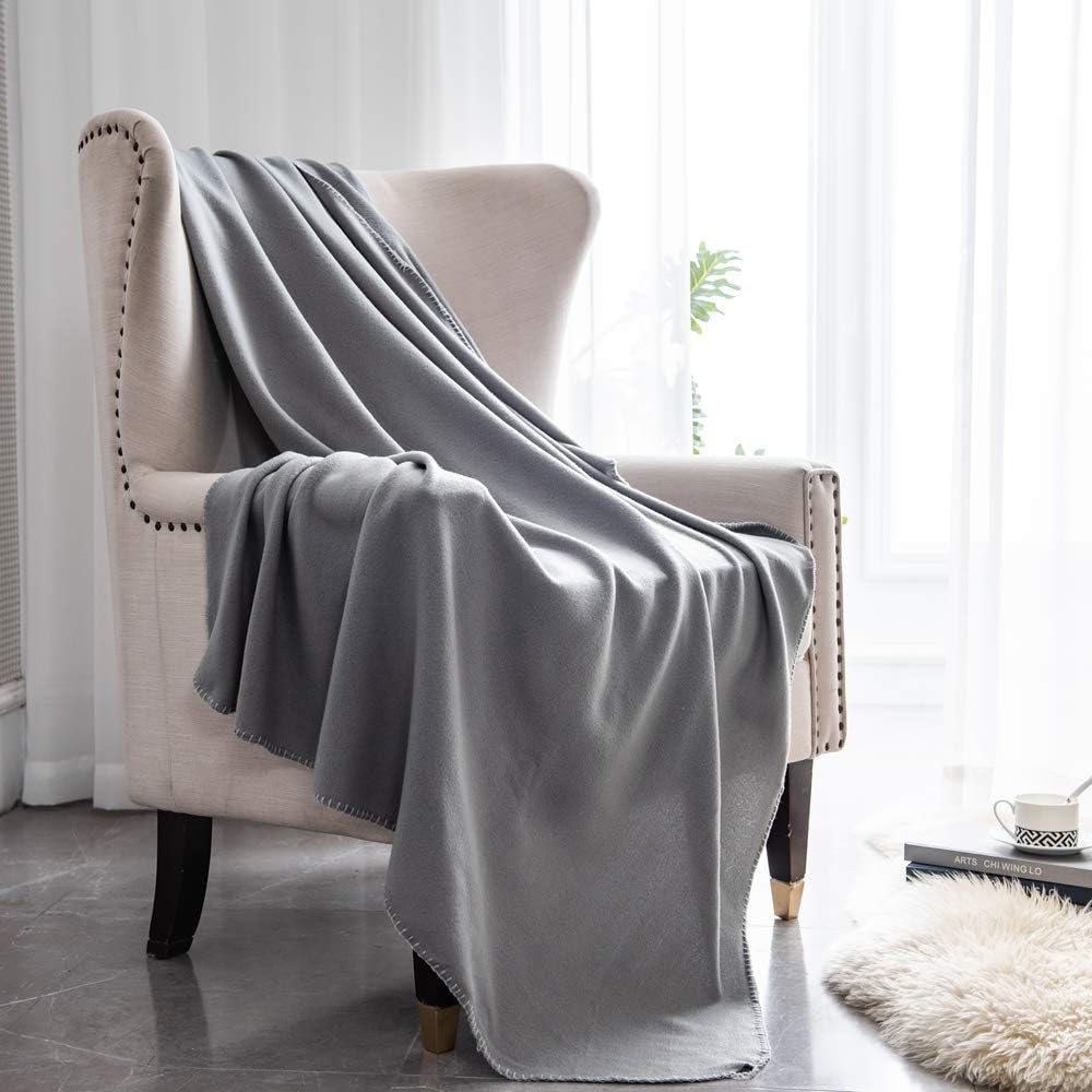 CAI TENG Fleece Throw Blankets Lightweight Warm for Soft Cozy Pet-Friendly Bu...