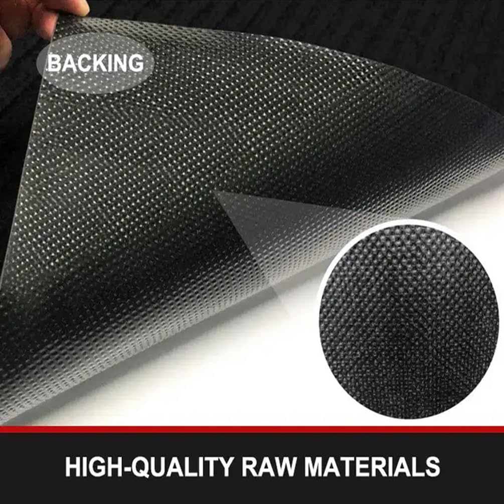 SRDDQLC Commercial Grade Door Floor Mat Brush Step Entrance Mat 3×6FT Outdoor Indoor Mat Waterproof Rubber Back Rugs for Home Office Business Areas Dark Grey (3' W x 6' L)