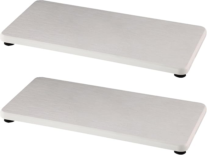 NiuYichee 2 Pcs Water Absorbing Stone Trays, Kitchen/Bathroom Sink Soap Dish by NiuYichee