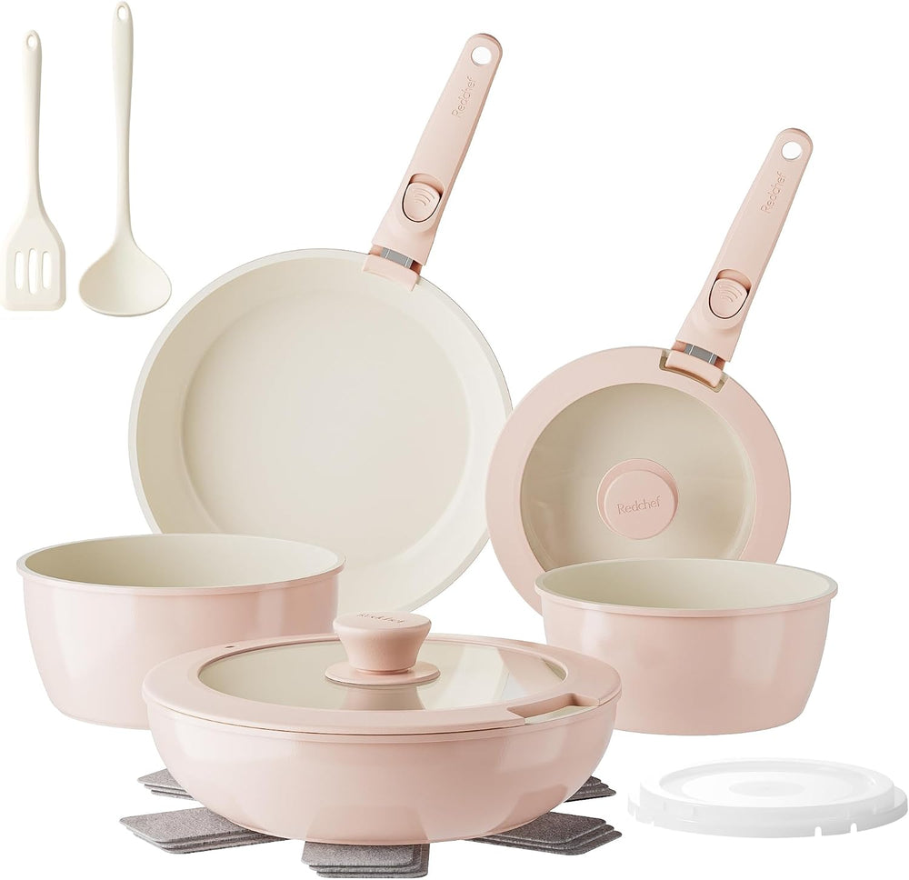 Redchef Pans and Pots Set Nonstick, Ceramic Cookware Set