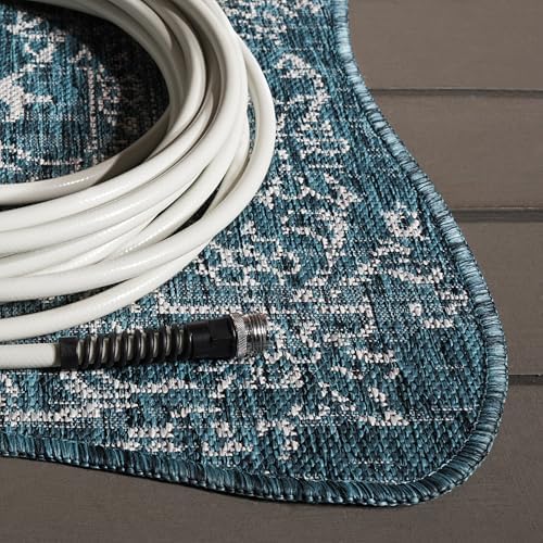 SAFAVIEH Washable Rug Outdoor Courtyard Collection - 6'7" x 9'6&...