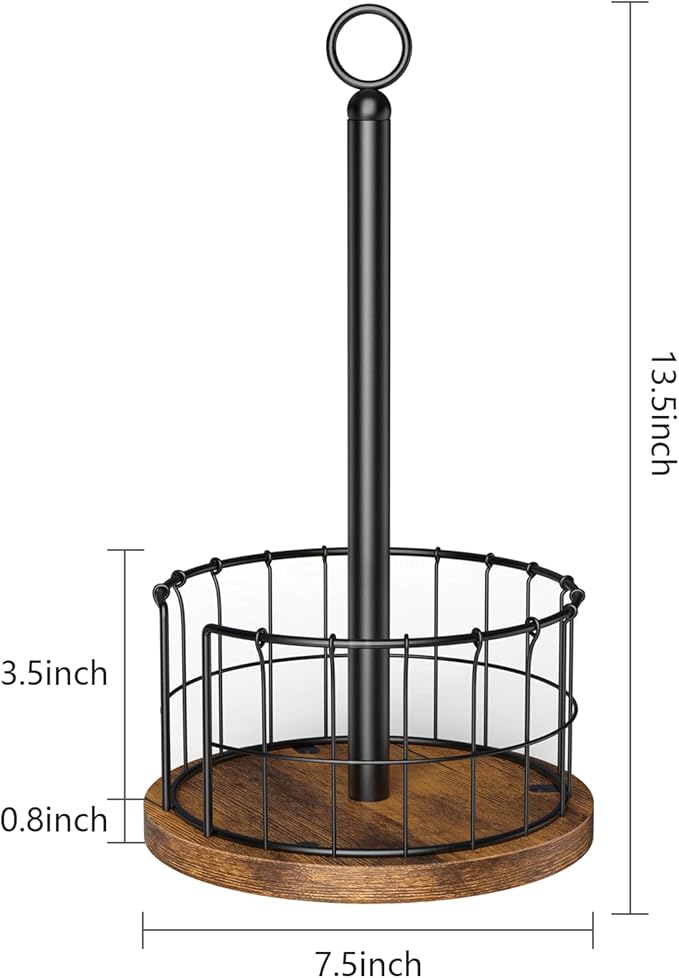 Homode Paper Towel Holder Stand, Countertop Paper Towel Holder - Image 4