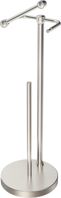 RARXTR Toilet Paper Holder Stand, Post Pivoting Design Free Standing Toilet by ElevateYourSpaceChooseRARXTR