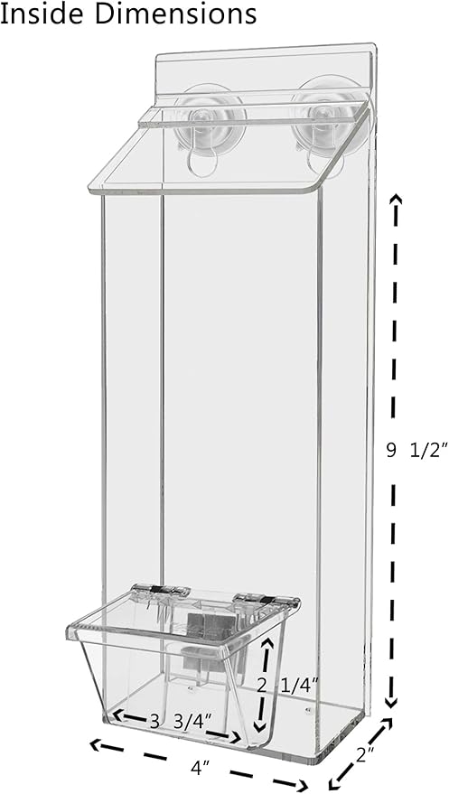 Suction Cup Outdoor Brochure Holder Holds 4 x 9 Inch Rack Cards and 3.5" x 2" - Image 3