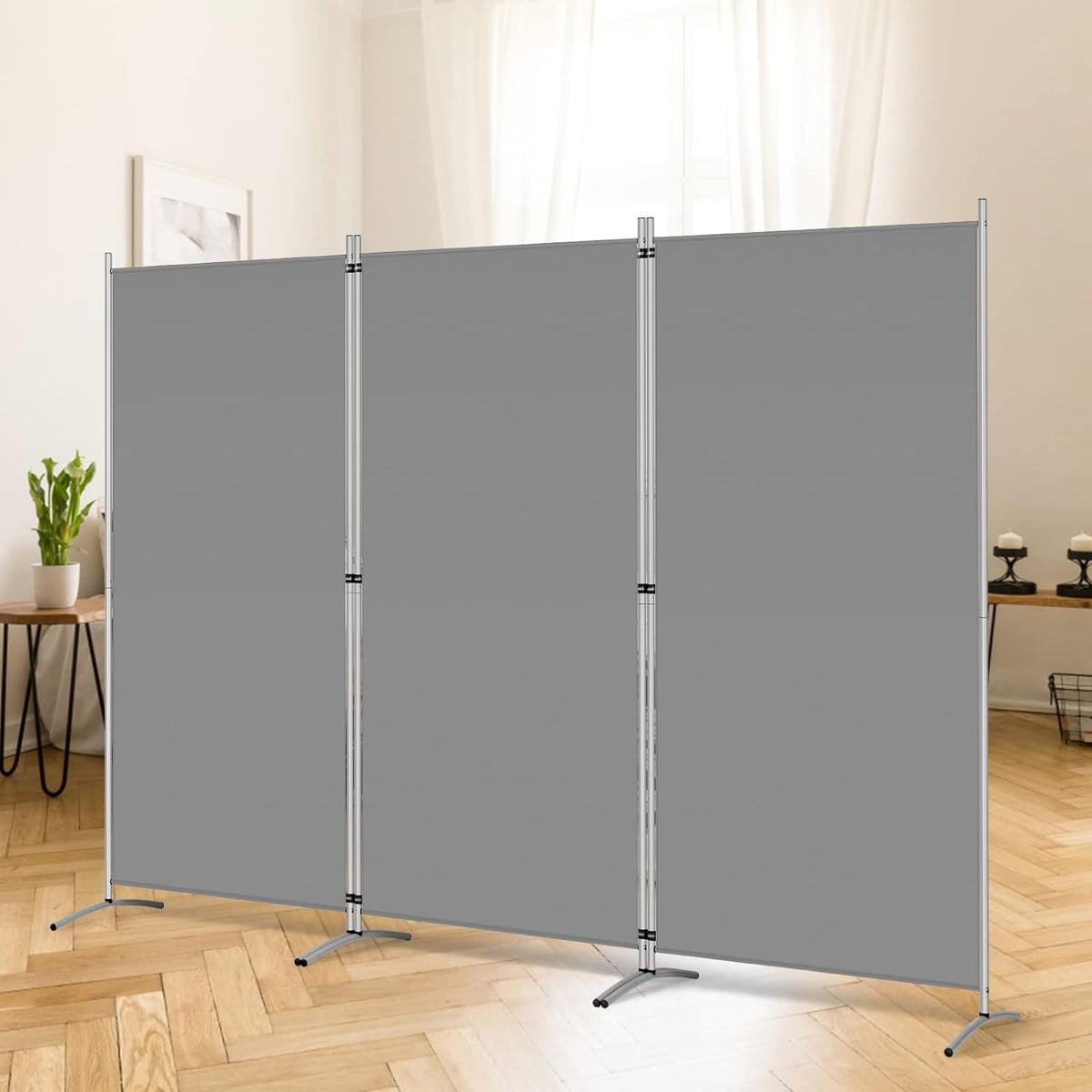 rantila 3 panel room divider, 6 ft tall, main product view