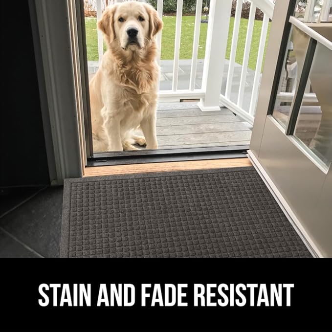 GORILLA GRIP® Ultra Absorbent Front Door Mat Outside Entrance, Traps Dirt and - Image 9