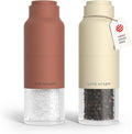 LARS NYSØM Salt and Pepper Grinder Set, Stainless Steel Manual Salt and Pepper by LN