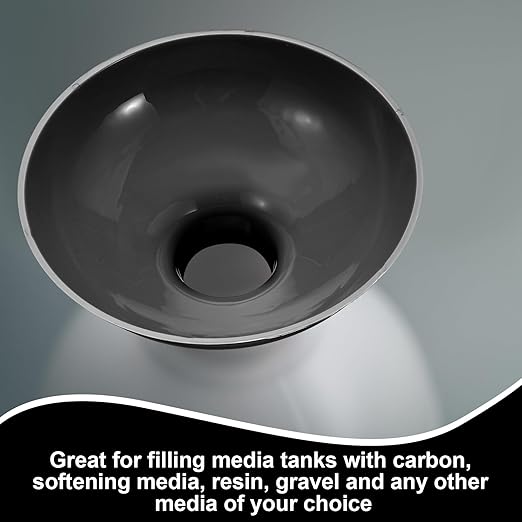 Vesici 2 Pack Extra Large Wide Mouth Funnel Black 2.5" x 10" Multi Purpose - Image 3