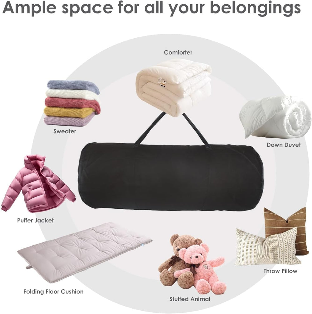 Folding Mattress Storage Bag, Fits 4" Japanese Futon Mattress, Extra Lar...