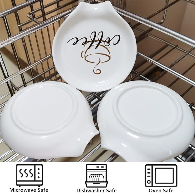 Coffee Spoon Rest, Engraved Cute Counter Spoon Holder Funny Farmhouse Home Bar - Image 6
