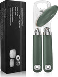 Safring Can Opener Manual, Heavy Duty Stainless Steel Smooth Edge Can Opener by Safring