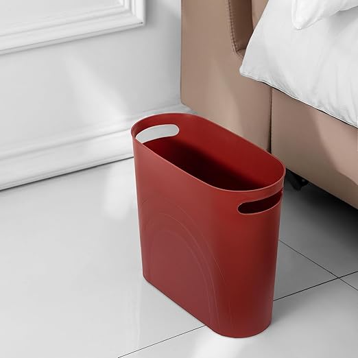 rejomiik Small Trash Can, 3.5 Gallon Slim Garbage Can Plastic Waste Basket - Image 3