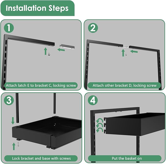 REALINN Expandable Under Sink Organizers and Storage, 2 Tier Under Cabinet - Image 7