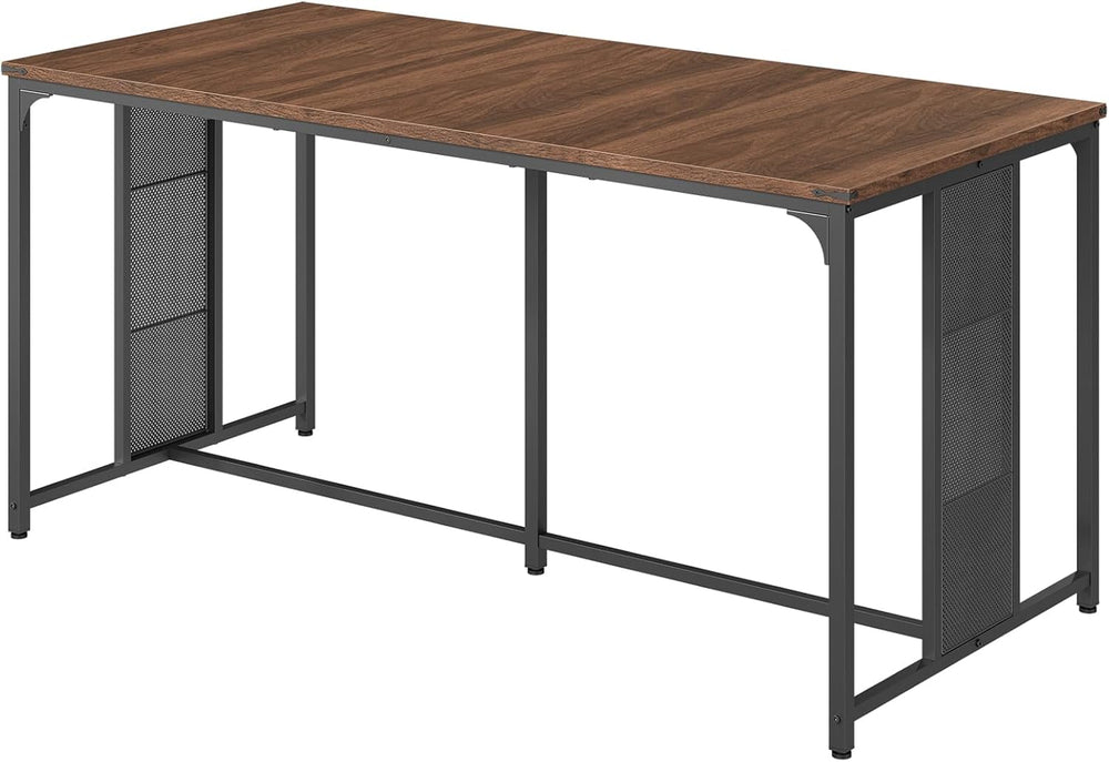 YATINEY Dining Table for 6-8, 63" Large Kitchen Table, Industrial Dining...