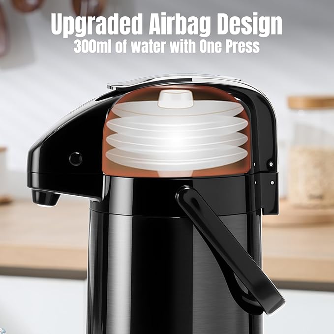PARACITY Upgraded Airpot Coffee Carafe