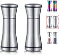 Kyraton Salt and Pepper Shakers, Stainless Steel Salt and Pepper Grinders by Kyraton