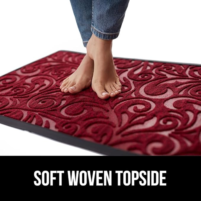GORILLA GRIP 100% Waterproof All-Season WeatherMAX Doormat 35x23, US Designed - Image 7