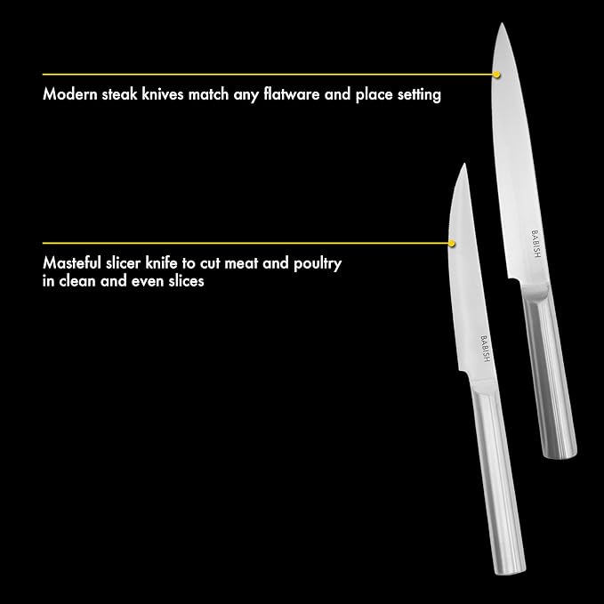 Babish High-Carbon 1.4116 German Steel 15 Piece Full Tang Forged Cutlery - Image 6
