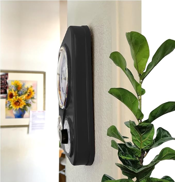 Lily's Home - 9.5 Inch x 12.5 Inch - Retro Kitchen Wall Clock, Vintage Wall - Image 8