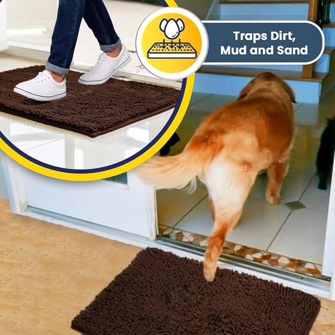 Muddy Mat® | Super Absorbent Door Mat Indoor, Microfiber Quick Dry Chenille - Image 6