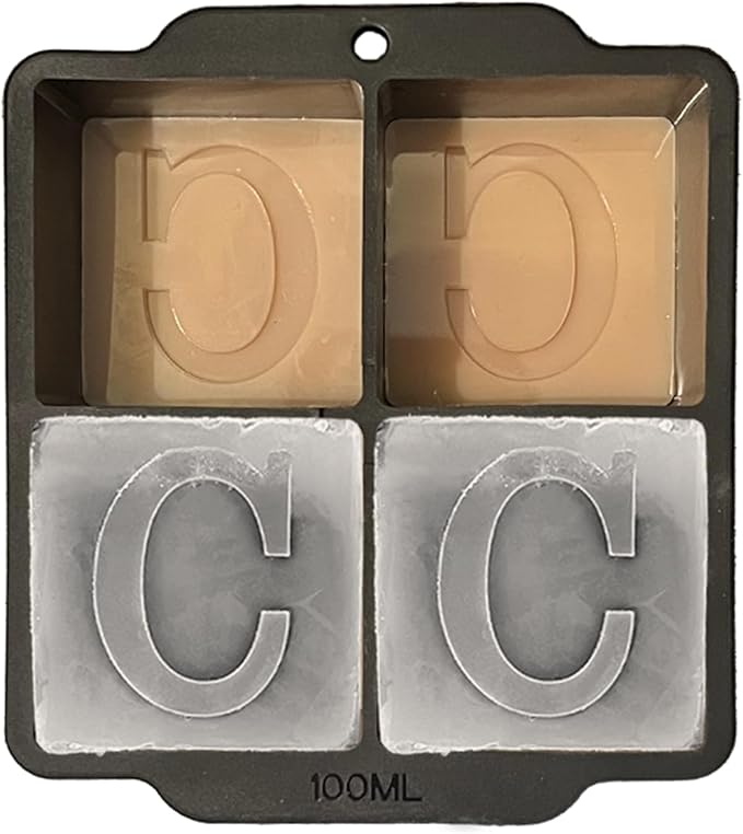 Monogrammed Ice Cubes Mold by ZX