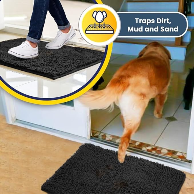 Muddy Mat® | Super Absorbent Door Mat Indoor, Microfiber Quick Dry Chenille - Image 6
