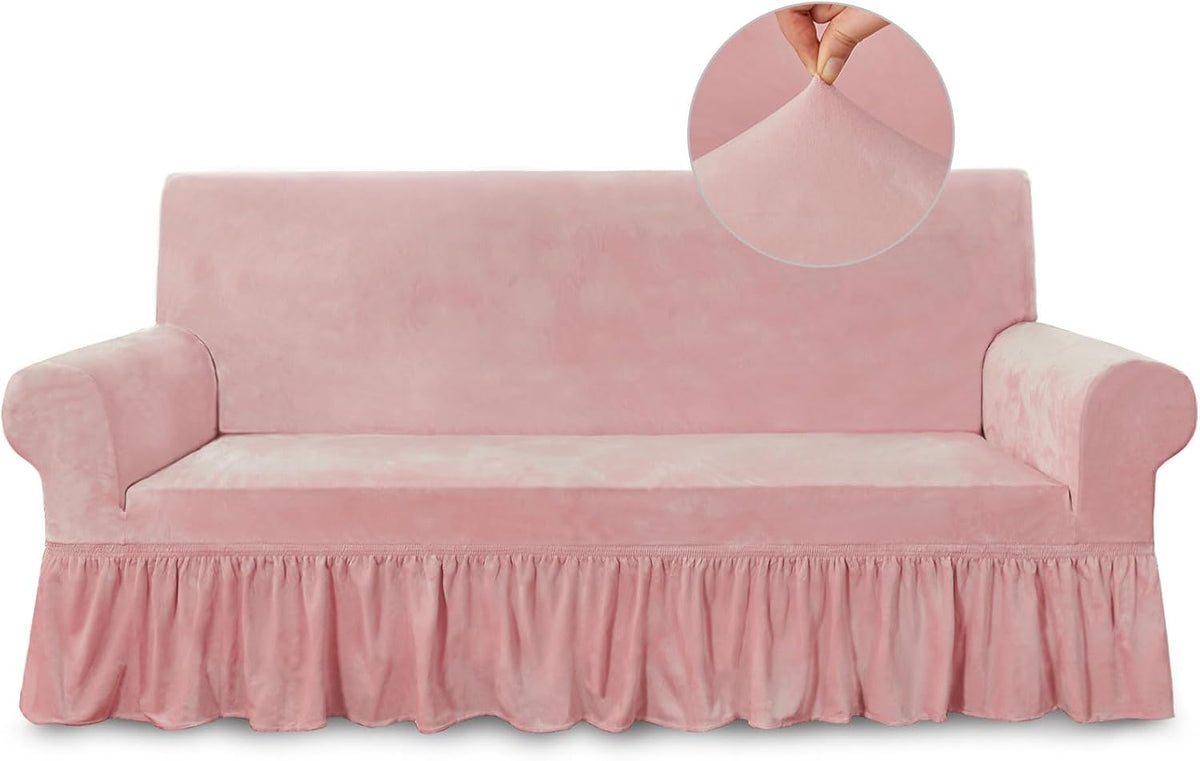 niceec pink couch covers for sofa cover universal, main product view