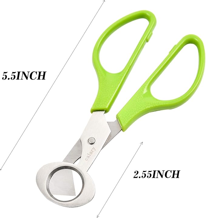 Calary 3Pcs Quail Egg Cutter Scissors Kitchen Egg Shears Tool - Image 8