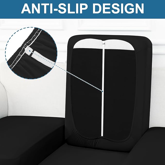 Smiry Printed Couch Cushion Covers, Stretch Soft Couch Covers - Image 4