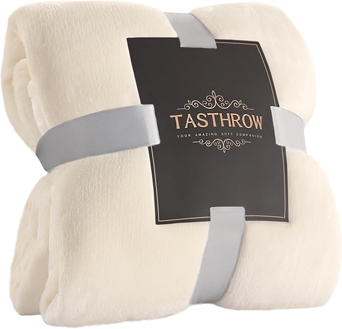 TASTHROW Large Flannel Fleece Throw Blanket, 50×70 Inch by TASTHROW