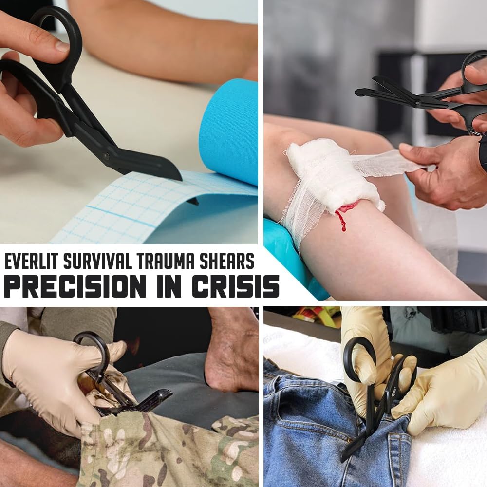 EVERLIT Trauma Pak, with CAT GEN-7 Tourniquet QuikClot Hemostatic Dressing Ro...