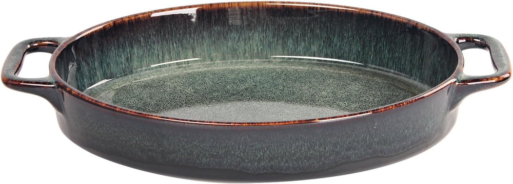 12" x 8" Porcelain Oval Casserole Dishes