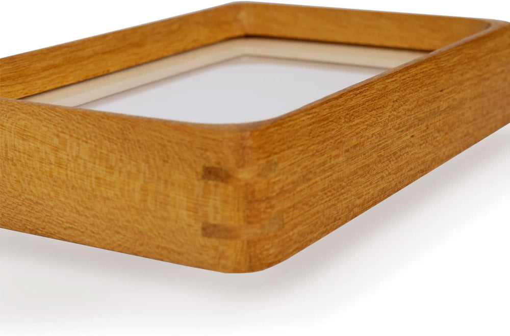Natural Wood Photo Frames Inspired Tabletop Picture Frame with Mat, Vertical ...