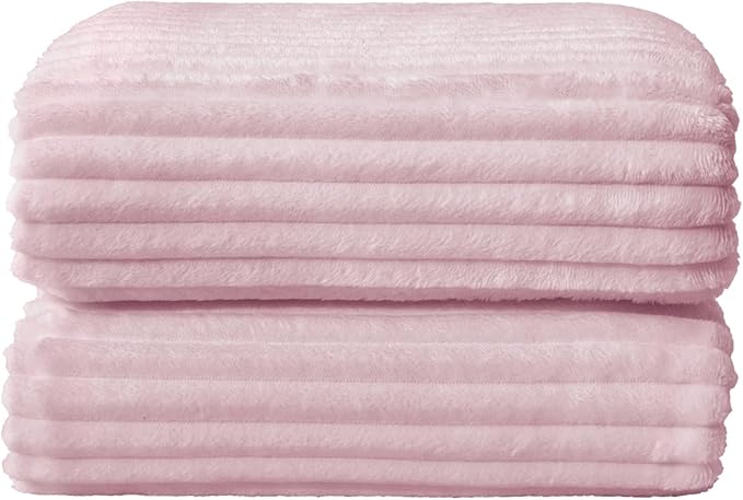 BEDELITE Fleece Blanket Twin Size – 3D Ribbed Jacquard Soft and Warm Decorative - Image 8