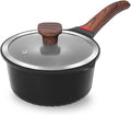 VINCHEF Nonstick Saucepan with Lid, 3QT Sauce Pan with Stay Cool Handle by VINCHEFMeetBetterLife