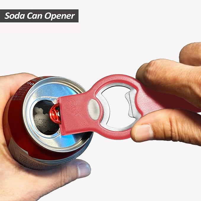 2-in-1 Magnetic Soda Can & Beer Bottle Opener-Dual Magnets - Image 5