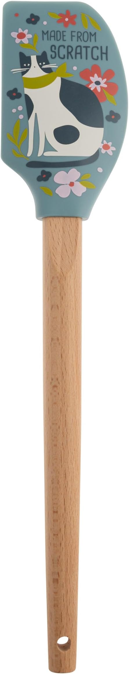 Karma, Silicone Spatula with Wood Handle Heat Resistant, cooking and Mixing by KarmaGifts