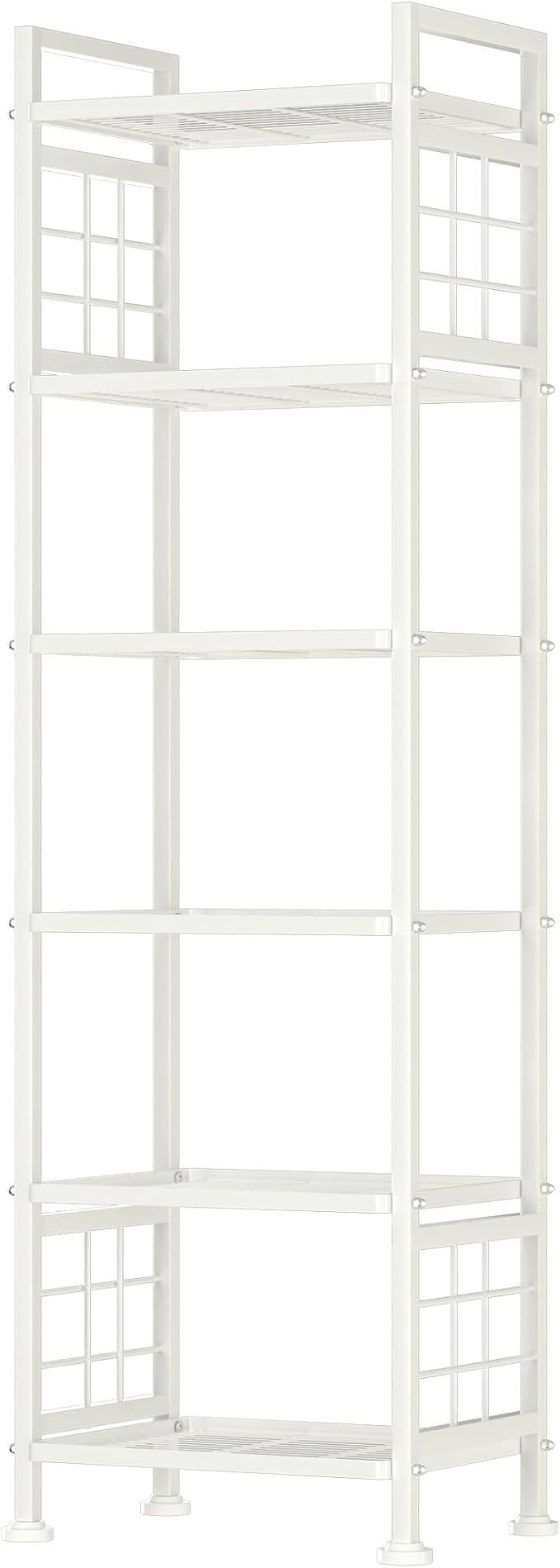 GIOTORENT 6-Wire Standing Storage Shelves, Metal Shelving Unit Pantry Rack