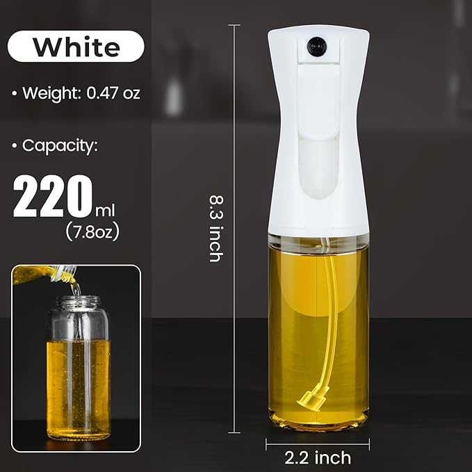 Glass Olive Oil Sprayer For Cooking, 2026 New Upgraded Powerful Even-Spray Oil - Image 6